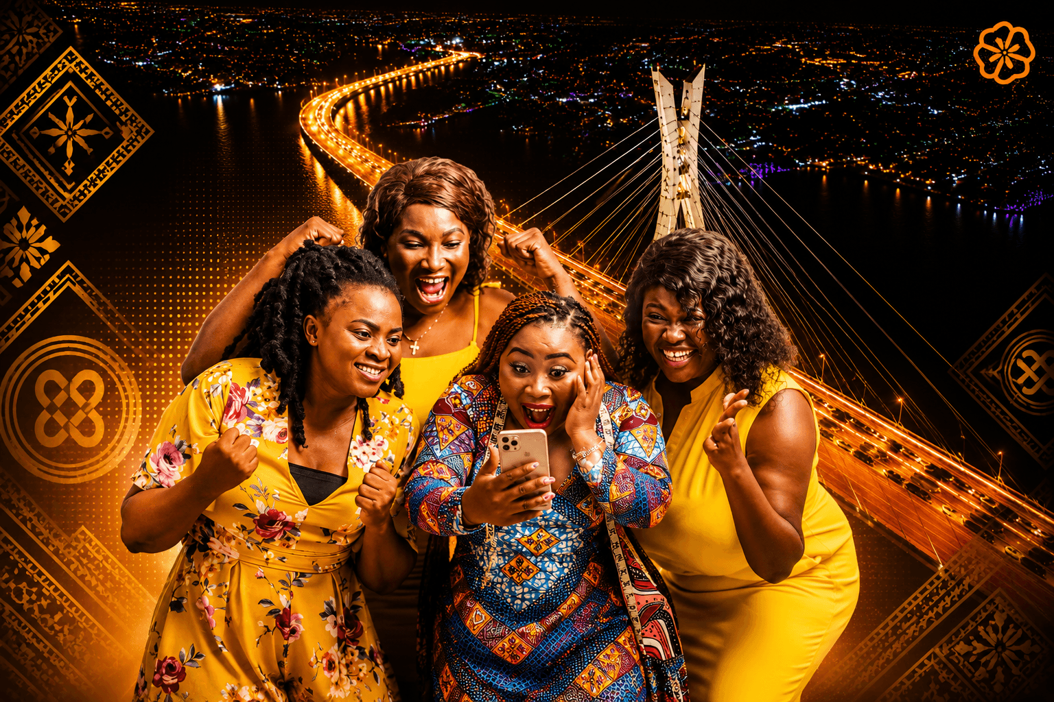 Celebrating winners in Nigeria